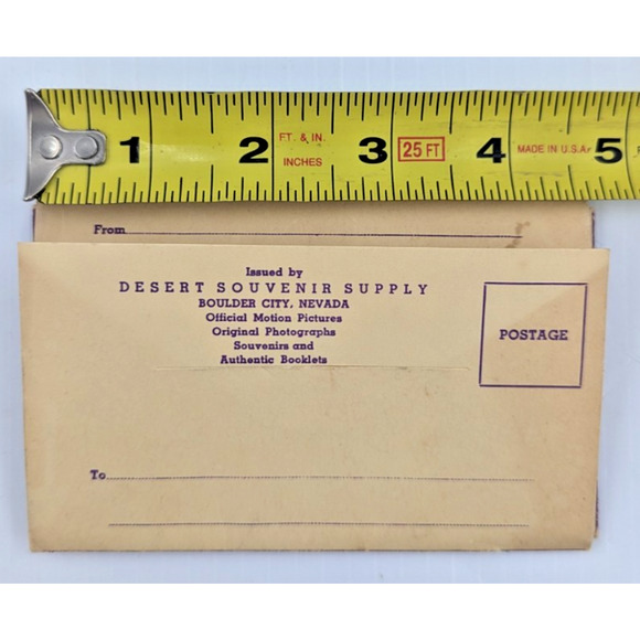 Vintage 10 Real Snapshots Complete Boulder Dam Set Dessert Souvenir Supply - Picture 3 of 6